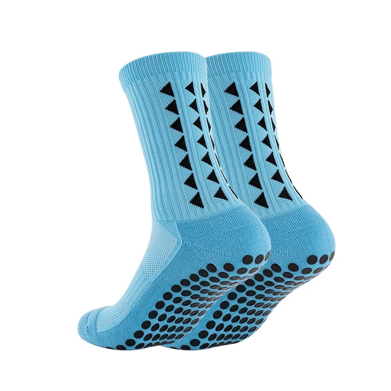 Free Wind 2024 New Design  Fleeced Anti Slip Sports Grip Socks Soccer
