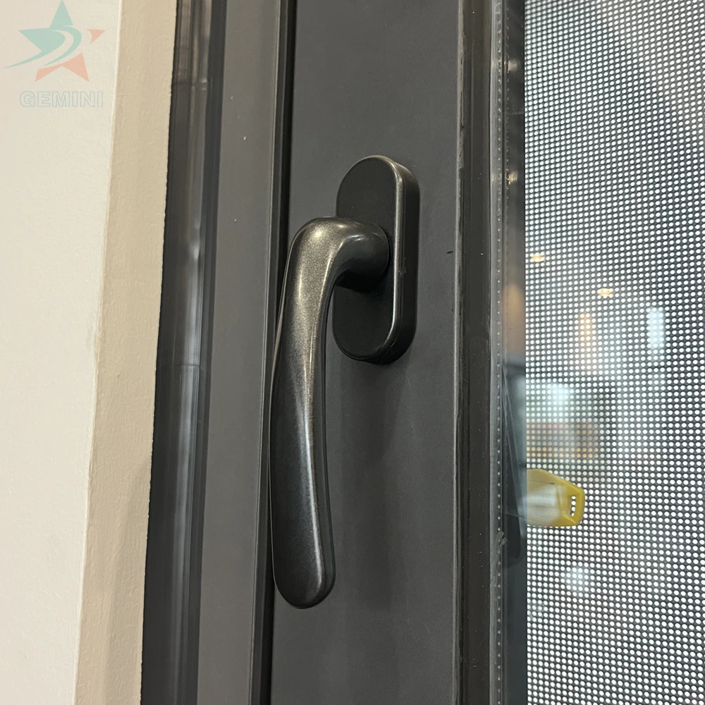 Window manufacturer double glazed 3 tracks sliding window aluminum sliding windows