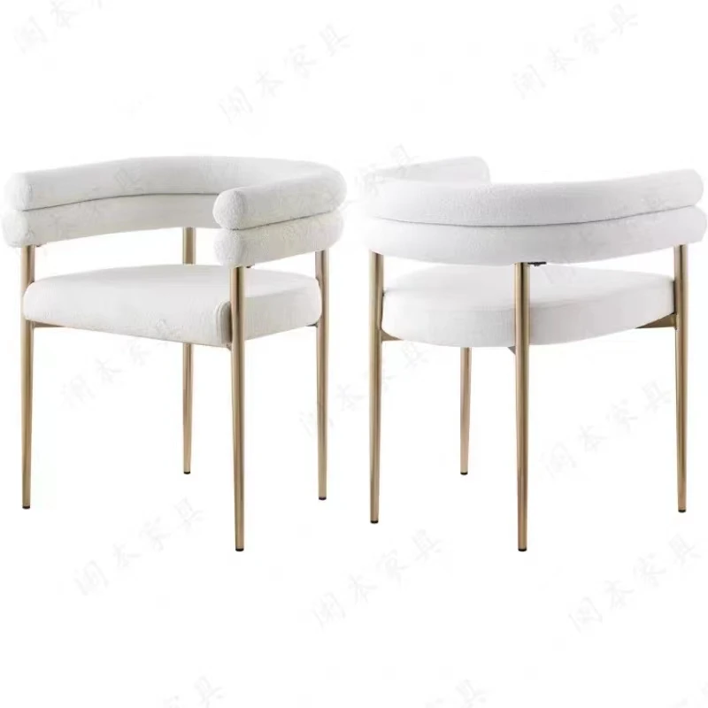 Yicheng Beauty Fabric Office Chair Stainless Steel Frame With Upholstered Metal Legs Bar Wedding Velvet Back Chairs for Sale