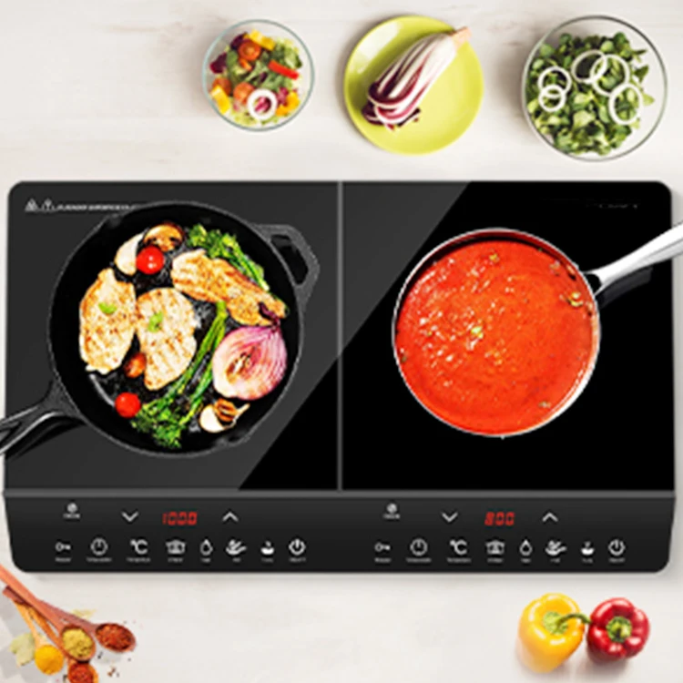 Wholesale Factory offer Two Burner Double Induction Cooker 110v GS/ROHS/EMC Electric Heater Hob Ceramic