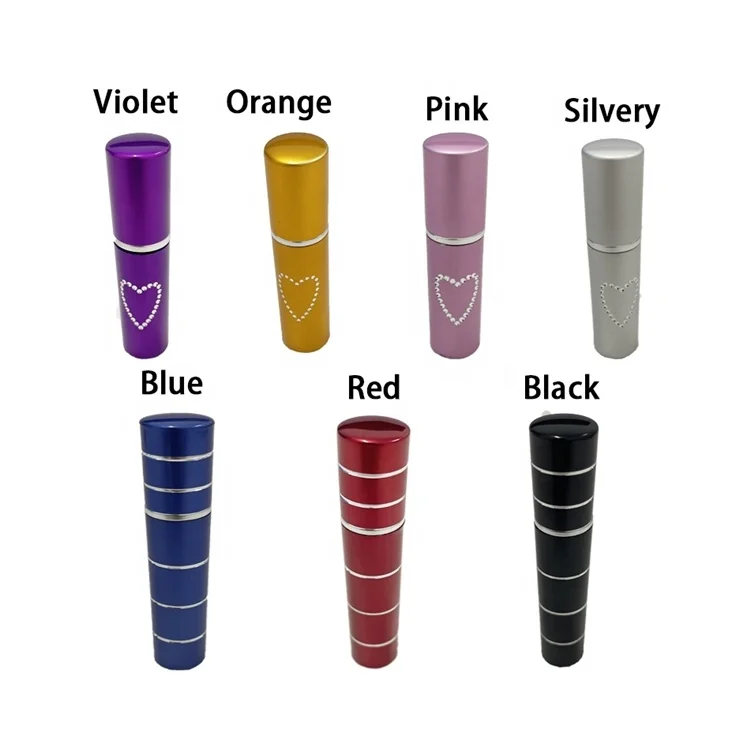 Top Quality New Design Portable Lipstick Type Perfume Spray Aluminum Spray Bottles