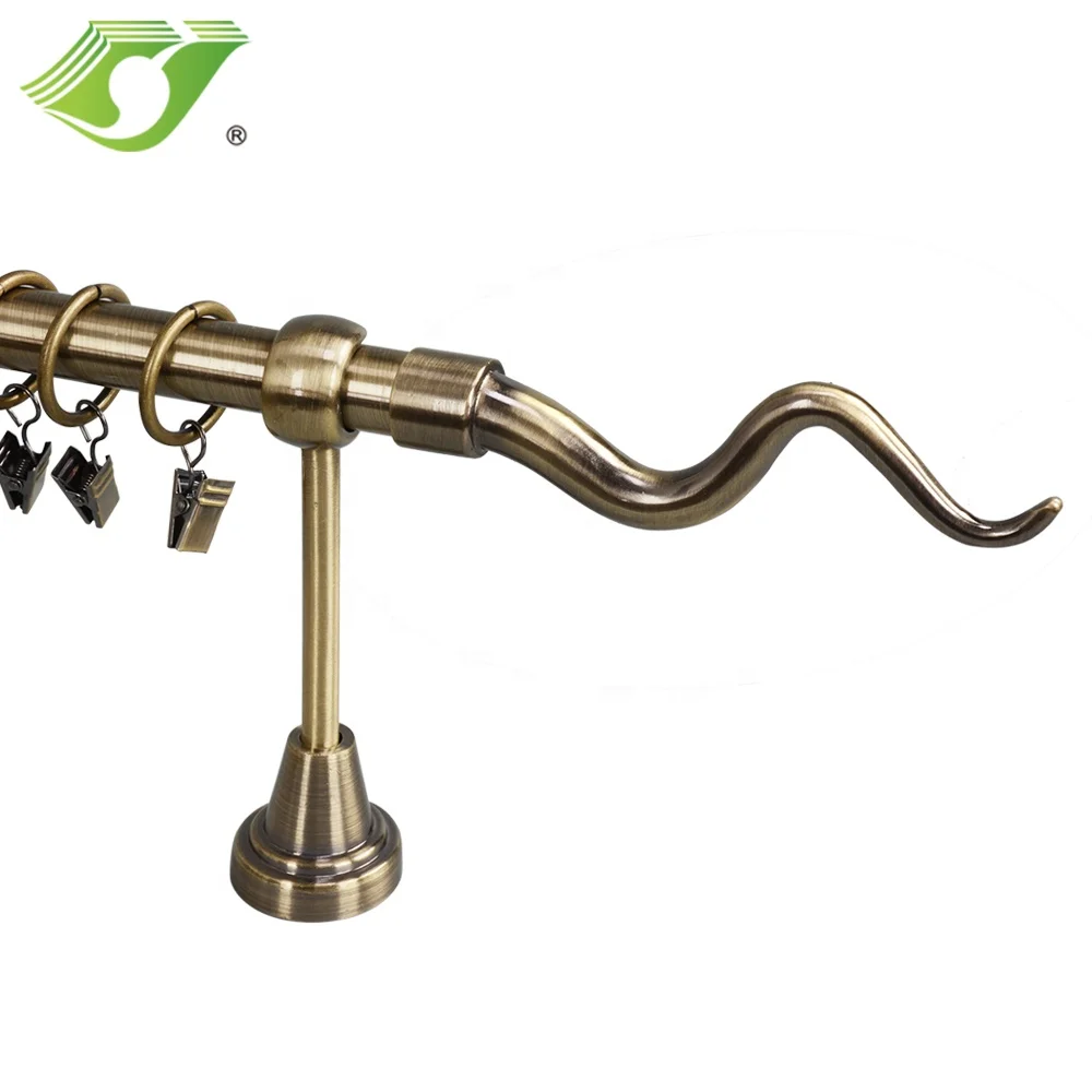 
Stardeco simple telescoping curtain rod aluminum 