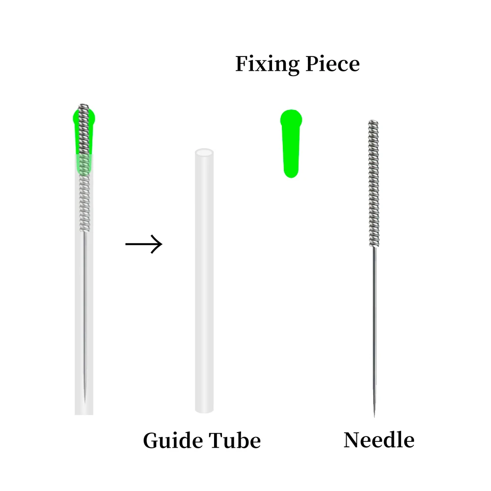 Zhongyan Taihe Disposable Sterile Stainless Spring Handle Copper Acupuncture