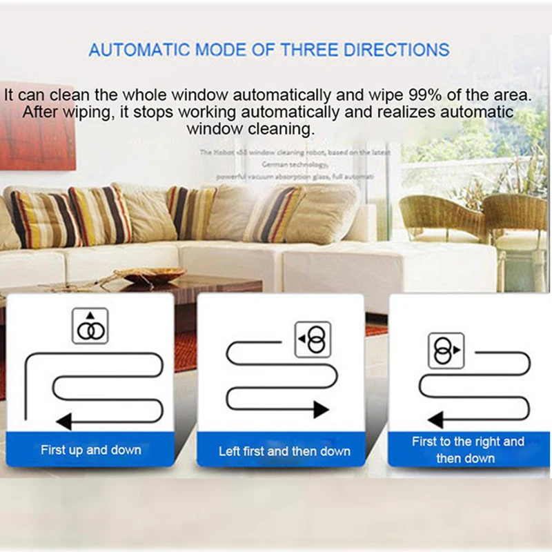 Robot window washer clean bot pro with remote control mirror washing rub the glass home appliances Robotic window cleaner