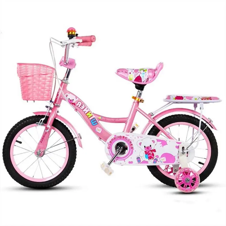 Xthang good quality 12 14 16 18 inch steel frame kids bicycle bike with backrest cycle for gril 4 5 6 7 8 years old