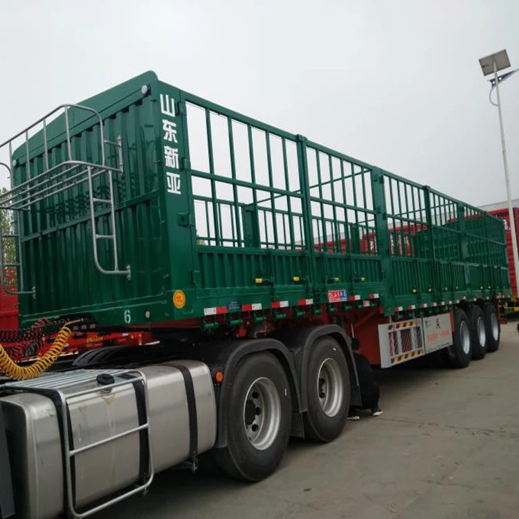 40ft General Cargo Semi Trailer For Logostic company 1.8m Drop side trailer