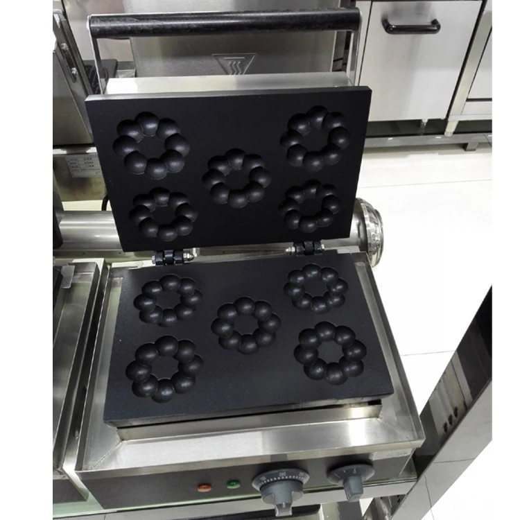 Good quality with CE 110V/220V 5 pcs Plum Blossom Sweet donuts making machine Donut Maker