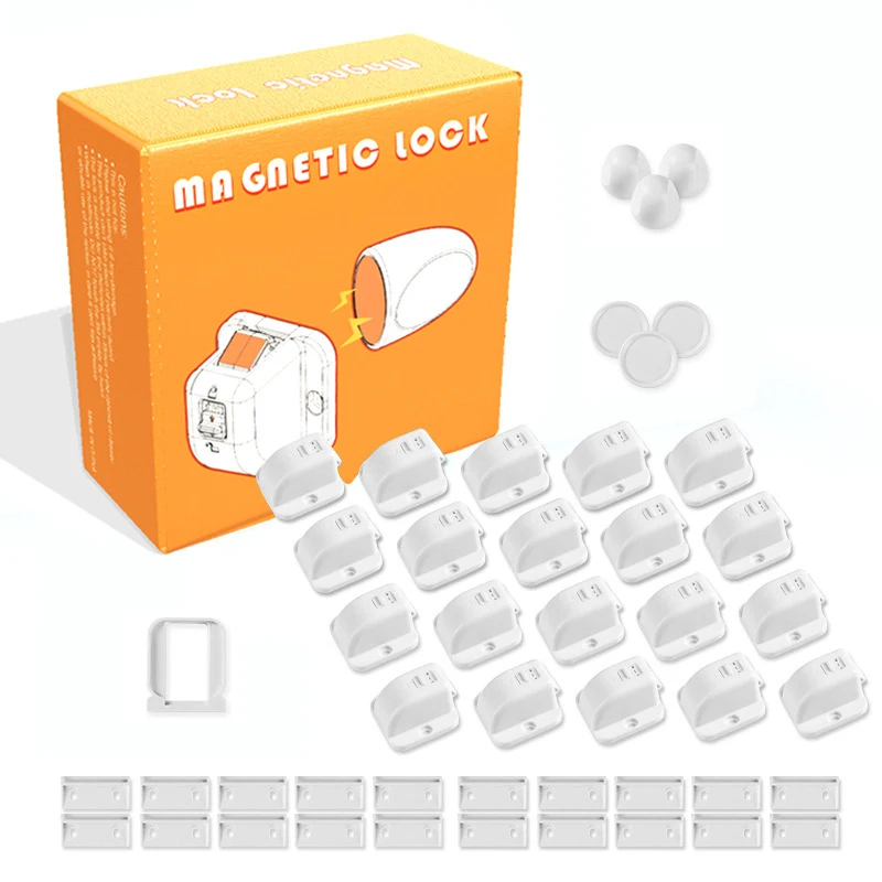 Cabinet Locks Child Safety Latch - 12 Pack Baby Proofing Cabinets Drawer Lock with Adhesive Easy Installation