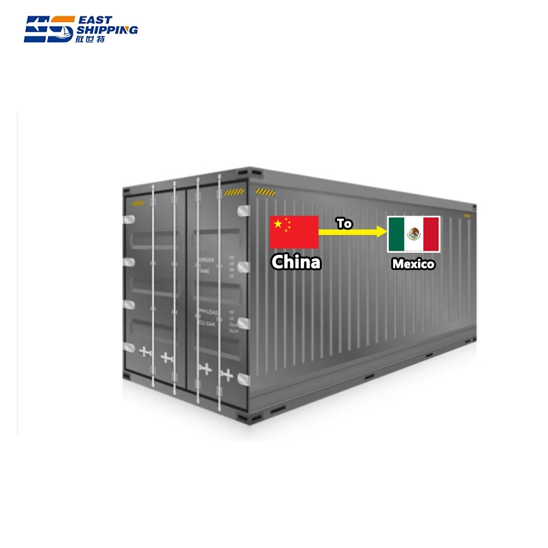 Shipping Agent Agente De Carga Ship To Mexico Container Shipping Cargo agency Transitario DDP FBA China To Mexico