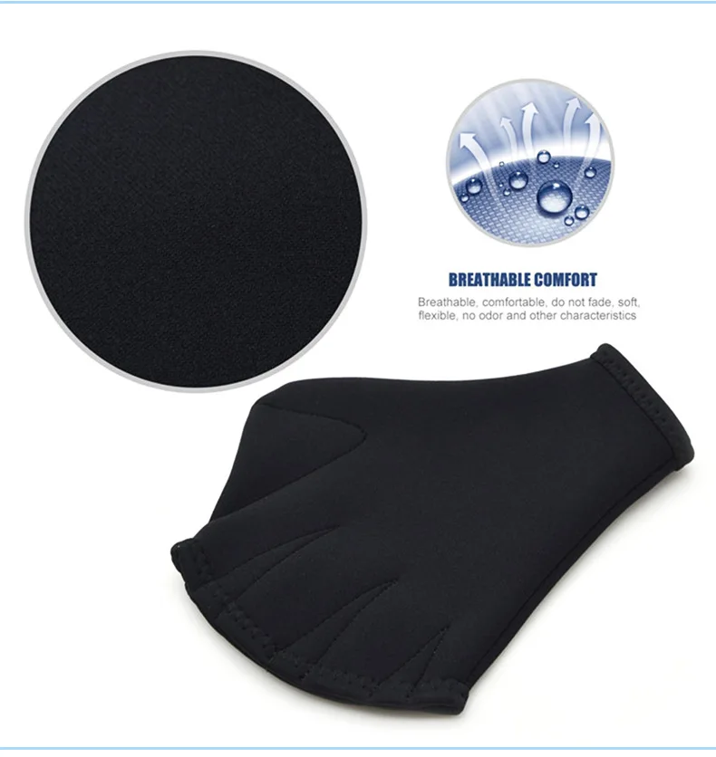 Custom Neoprene Material Multifunctional Cycling Mittens Wear Resistant Swimming