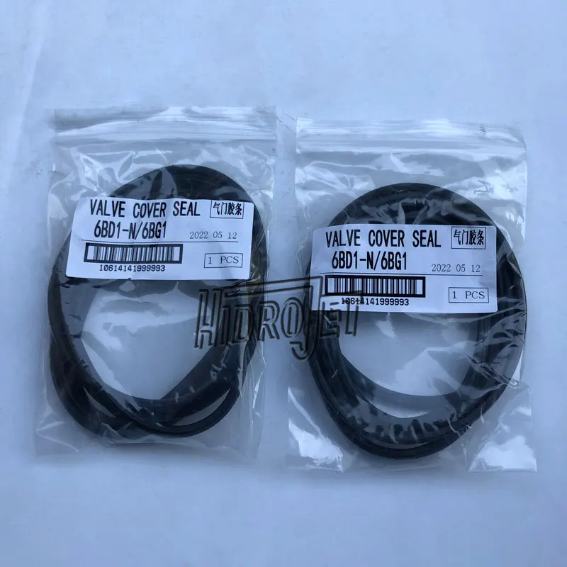 HIDROJET excavator parts 6BD1 engine valve cover 6BG1 valve cover gasket