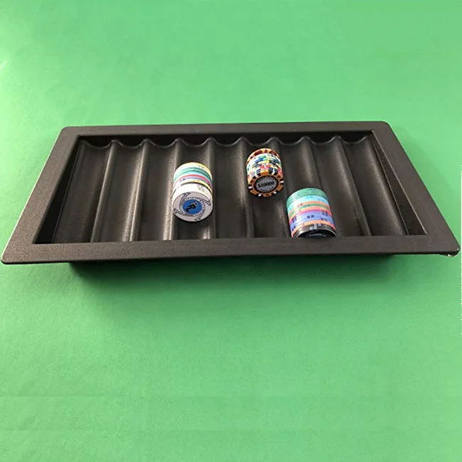 (9rows) 450PC high quality black Plastic chip tray