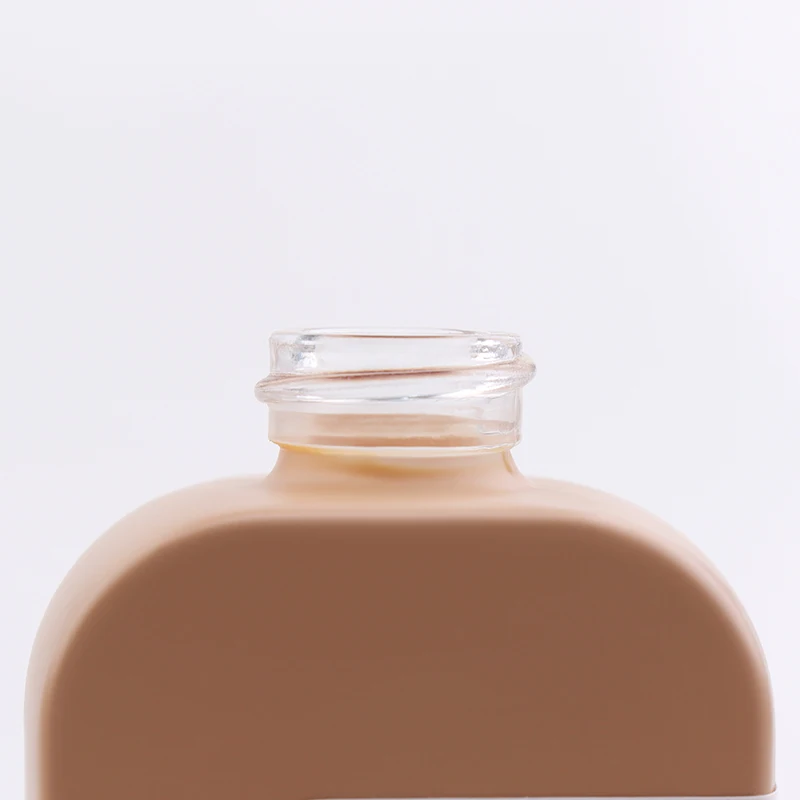 China wholesale Square Essential Oil serum glass with white dropper 30ml cosmetic bottle glass dropper bottle