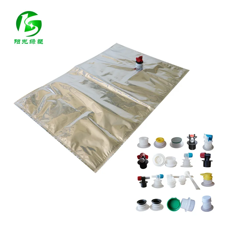 Factory Hot Selling Juice/Wine/Water Liquid Bag 4L with Valve 250*450mm Packing Left Open Bag In Box