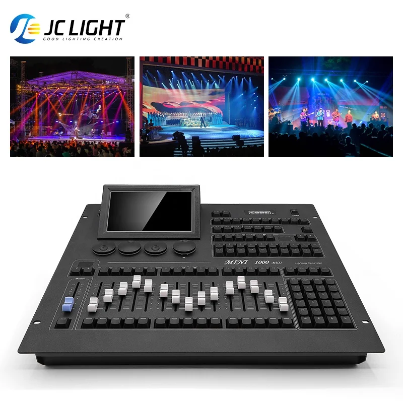 Профессиональная консоль 1000 Dmx 1024 канал мини-код освещения консоли для Dj Disco сценический ночной клуб