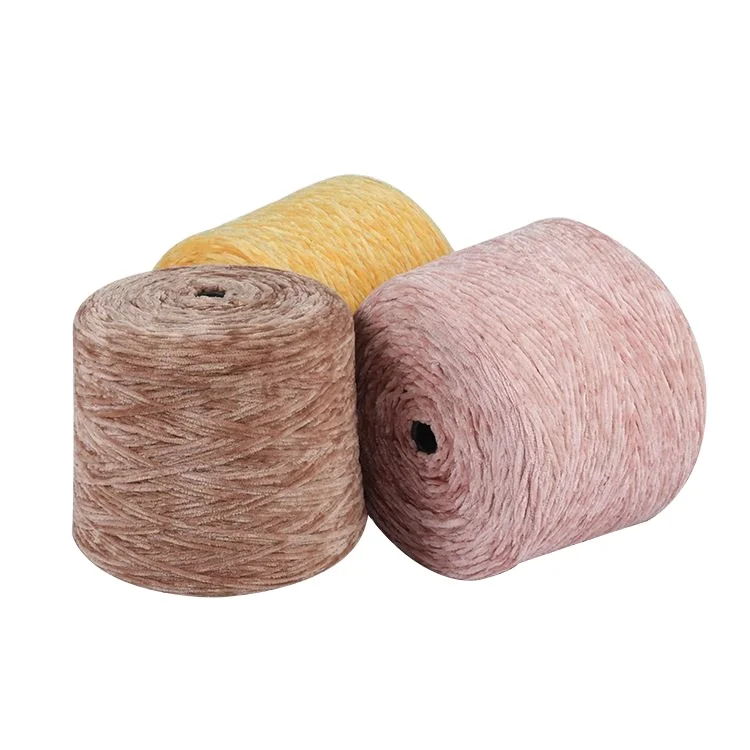 
Silver Blended Acrylic Yarn Polyester Filament Blend Chunky Wool Like Yarn Used For Sweater 