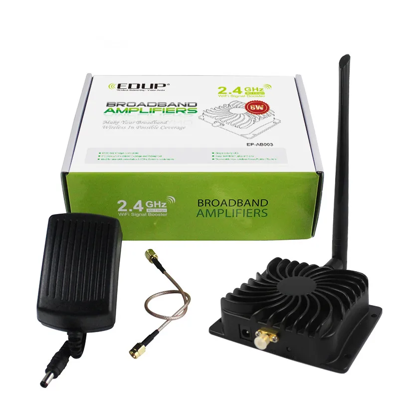  Усилитель сигнала Wi-Fi EDUP 3 км 2 4 ГГц 8