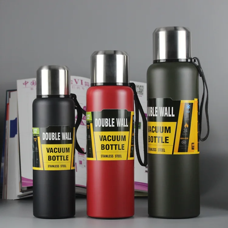 Custom Logo 1L/1.5L Thermal Bottles Vacuum Insulated Water Bottles Stainless Steel Vacuum Flask Thermal Bottle