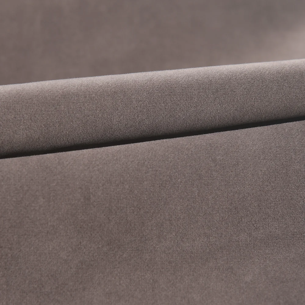 High Quality Wholesale 100% Polyester Deerskin Velvet Fabric Rayon Double Sided Flocking Velvet For Clothing  Shoes Bag