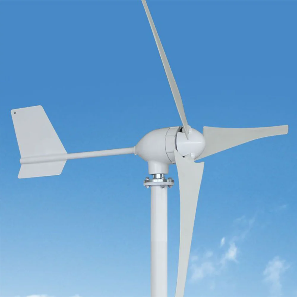 Horizontal Axis Wind Turbine 1200w  Wind Generator  3 Blades 12v 24v 48v  With Waterproof