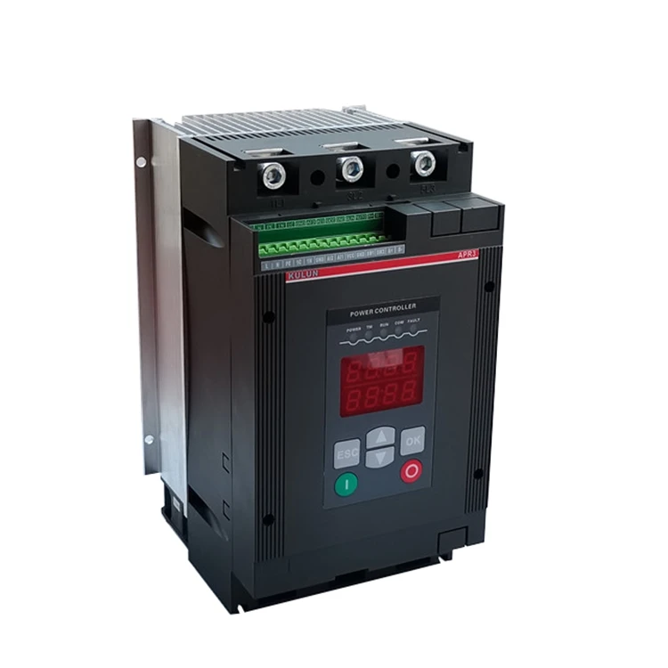  3 фазы 110-440VAC тиристорный регулятор мощности напряжения с RS-485 0-10В 4-20mA 0-5V контроль