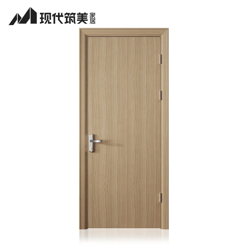 Commercial houses hotels office sound proof melamine wpc pvc mdf wooden interior doors