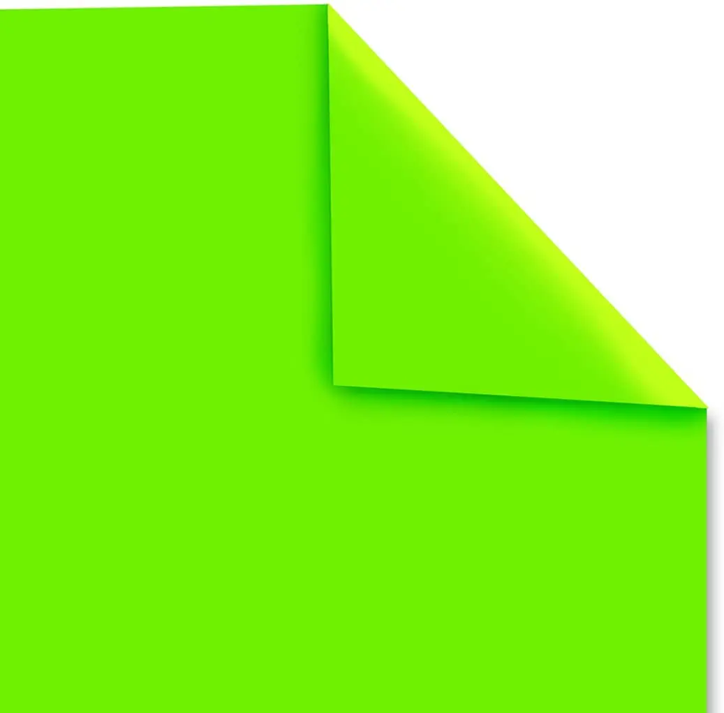 Wholesale Bright Colored Contact Paper Art Neon Color Paper Colorful Fluorescent Paper