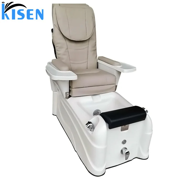 new production sky blue luxury tina para pedicure spa LED bowl acrylic footbath with wheels pedicure station