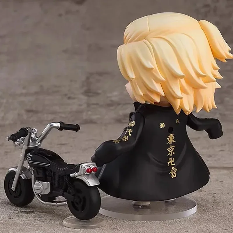 12cm Manjiro Sano anime figures Tokyo Revengers Figure Movable Replacement Parts Model Toy Q Version Cute Collectible Doll Gift