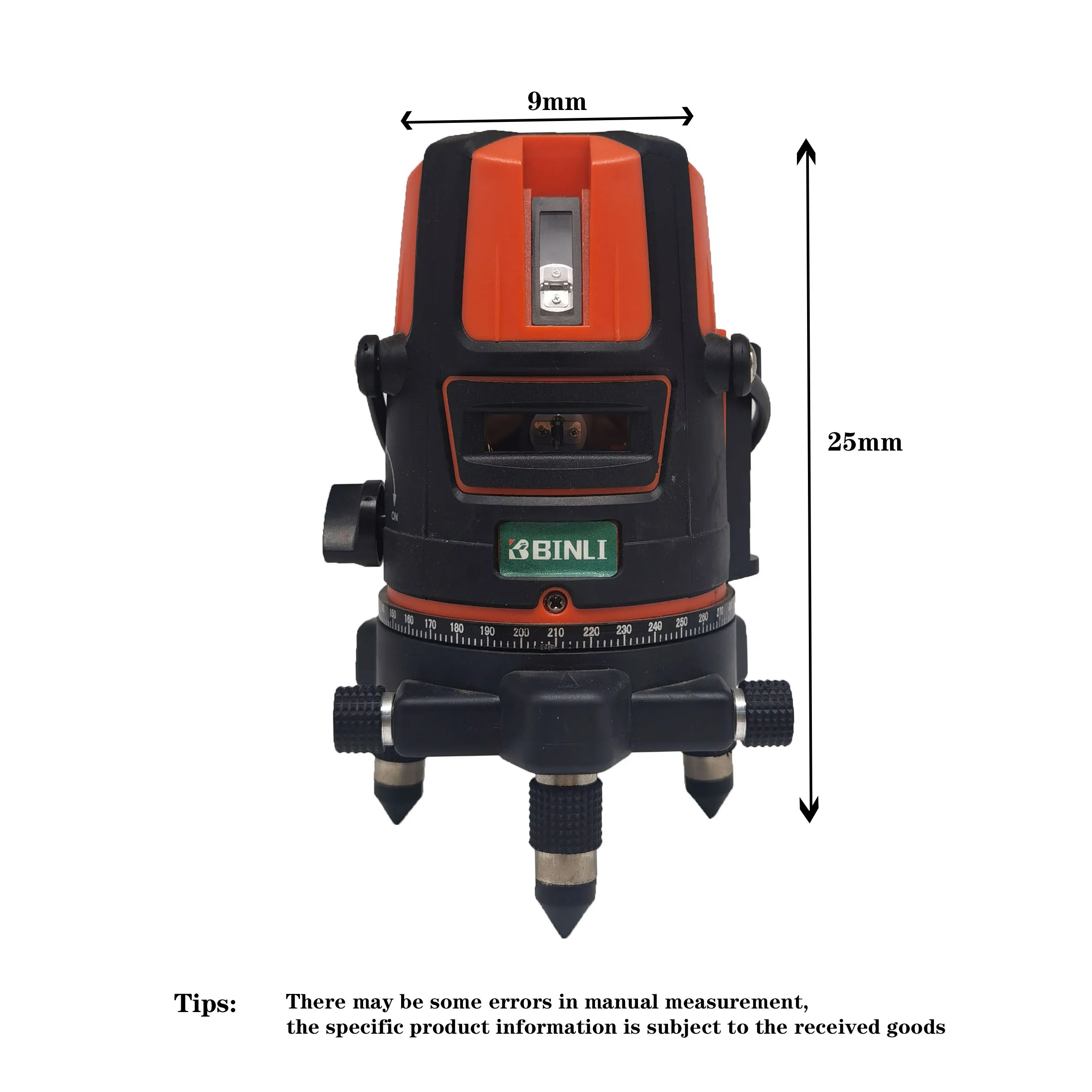 Cheap Price 360 Automatic Self Leveling 5 Lines Vertical Laser Level