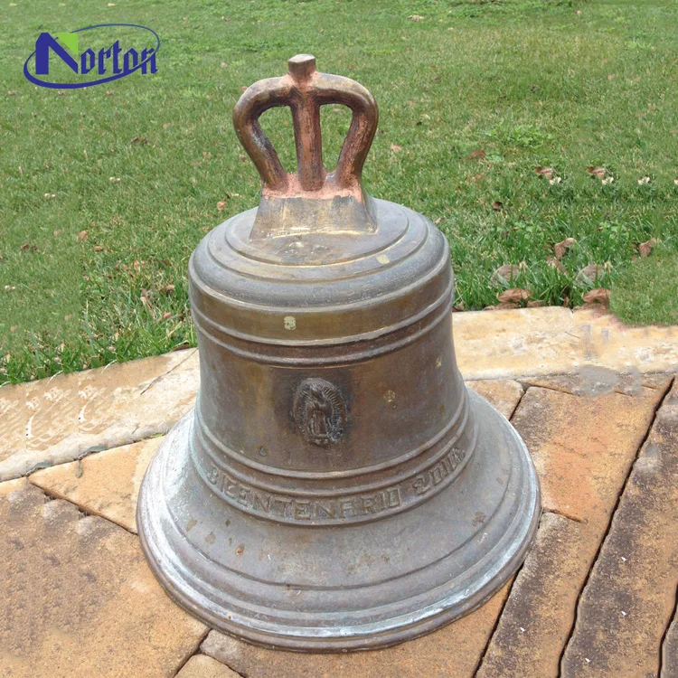 Custom large outdoor temple bell  hanging metal casting bronze church bells for sale