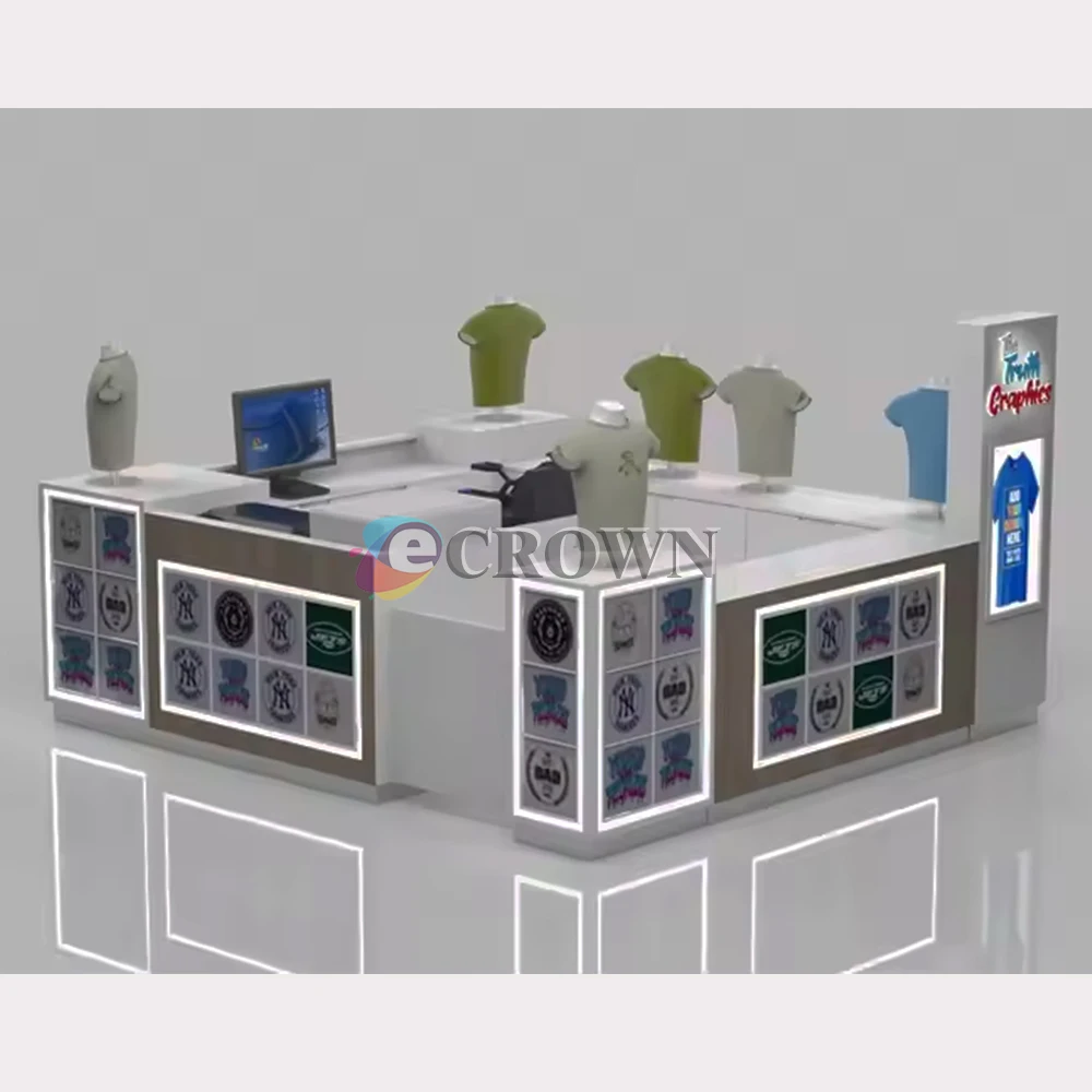 Showcase beautiful world pom decoration Clothes shop baby boutique Outfit kiosk kid