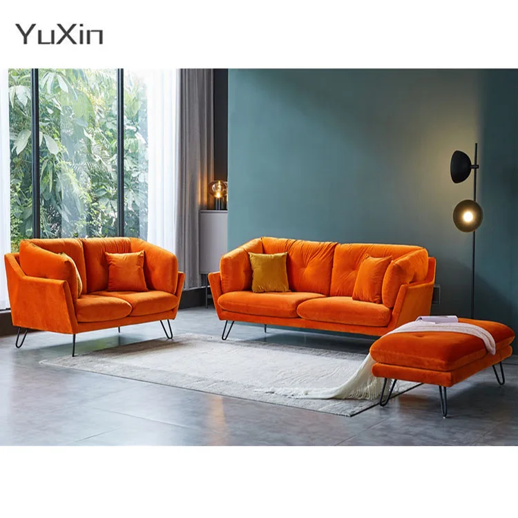 Modern European Style Solid Wood L-Shaped Sofa Set Simple Decor Wholesale Home Furniture for Living Room and Bedrooms SOFA