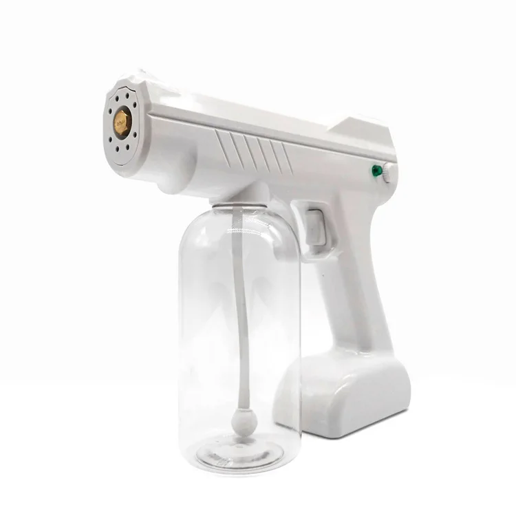 Лидер продаж 2021, Электрический туманный распылитель, дезинфицирующее средство, Беспроводной нано-распылитель для волос для автомобиля, покупайте беспроводной синий луч Anion Nano S