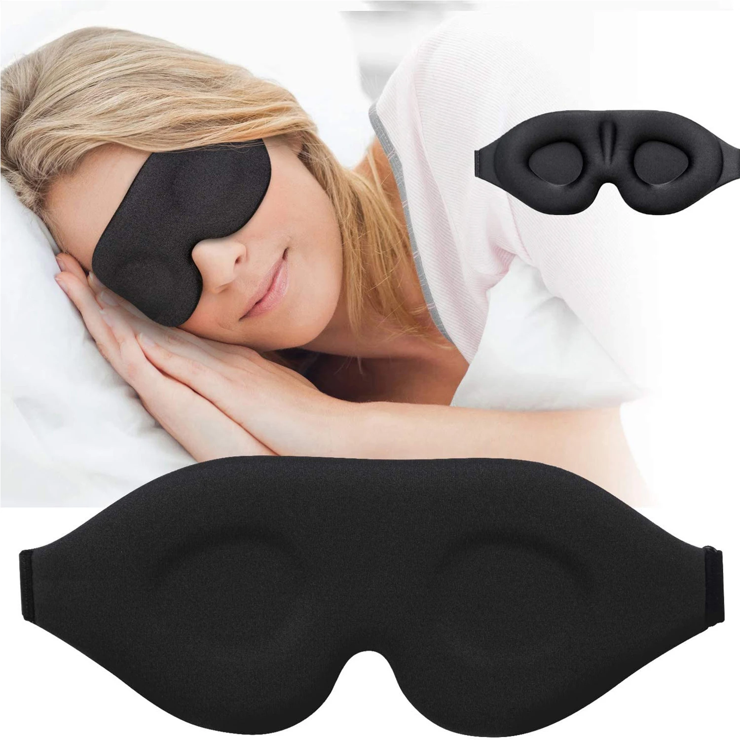 Patch Model Custom Printed Sleep 3d Sleeping Eye Mask