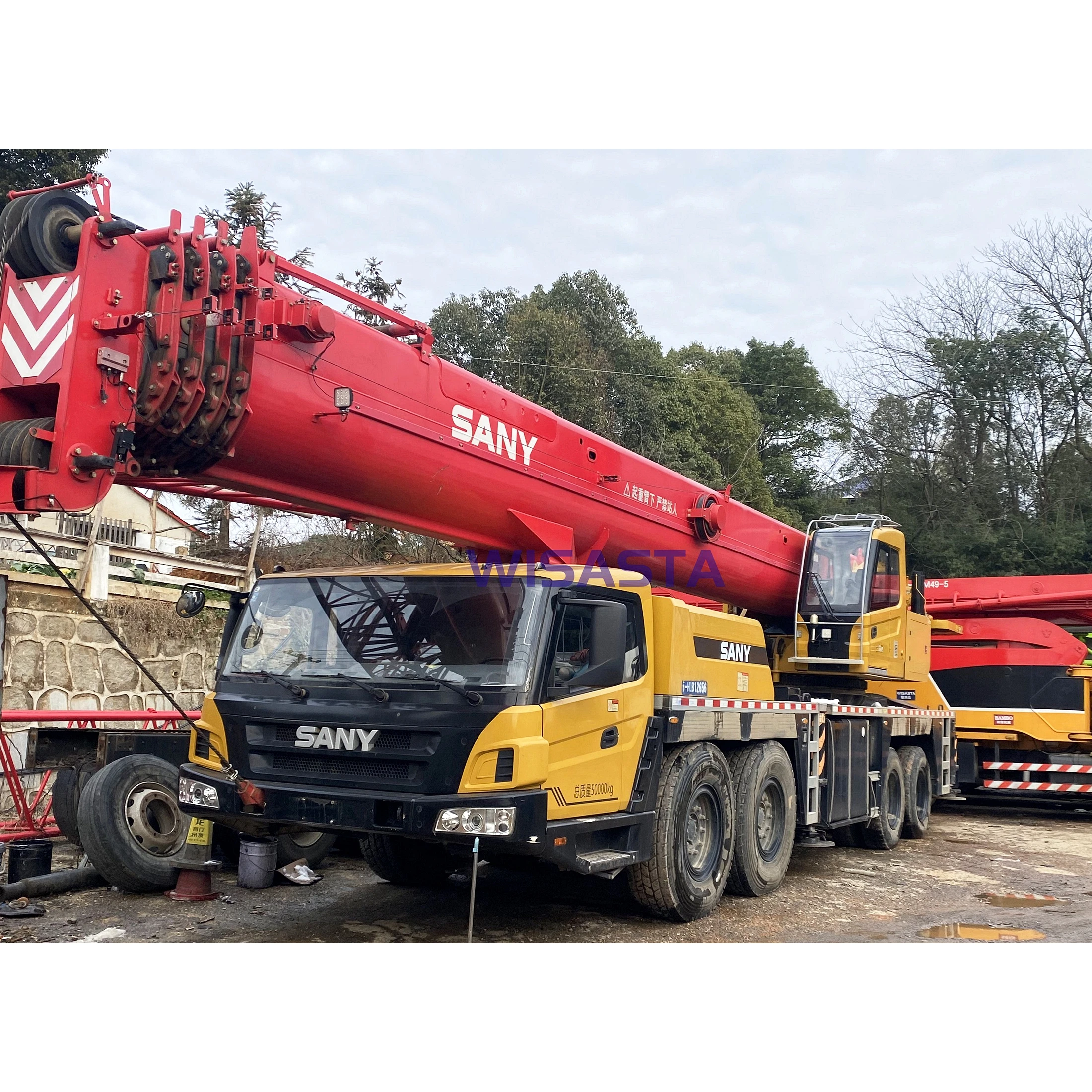 High performance edition 80T Crane 2021 SANY STC800E5 used 80 ton truck crane in Saudi Arabia