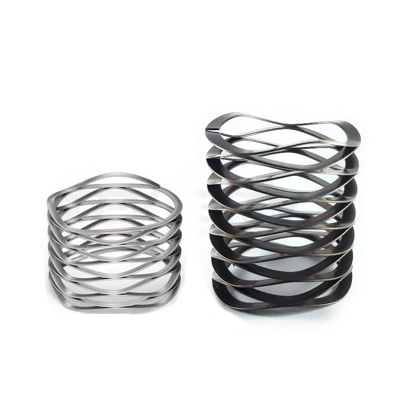 Пользовательские нержавеющей стали плоские спиральные пружины гофрированные компрессионные пружины шайба волна пружина