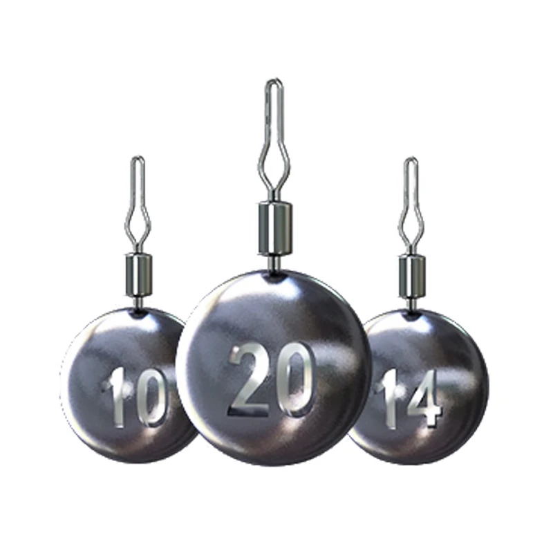 Factory Supply Inverted Lead Long-range Soft Bait Spherical Lead Weights Lead Sinkers For Fishing