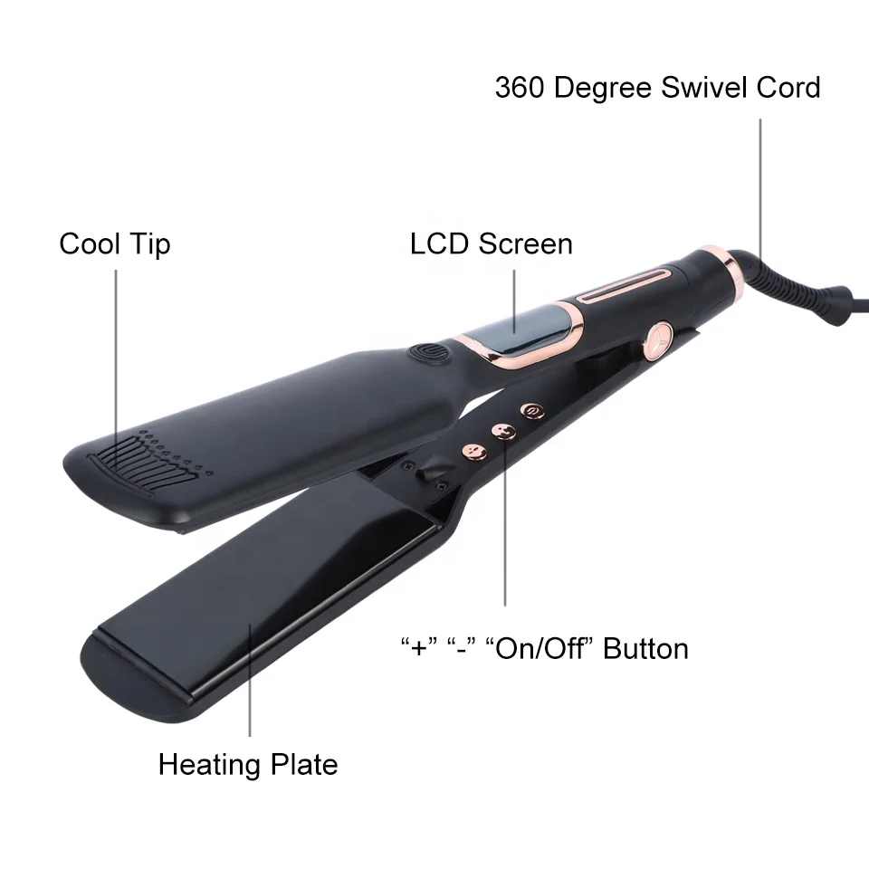 Private Label Customize Professional Hair Straightener MCH Fast Heater Hair Flat Iron Brazil Keratin Hair Straightener Flat Iron