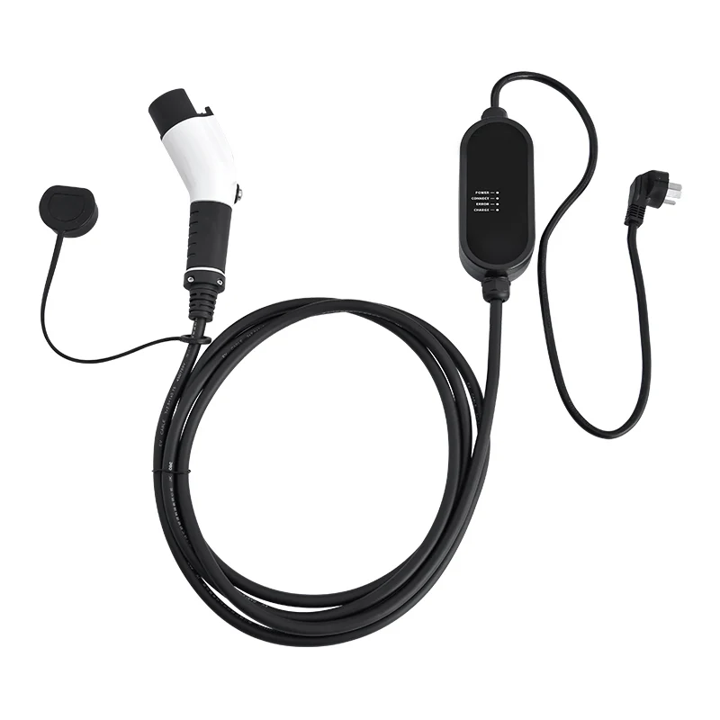 
16A EV Charging Pile Wall Mounted with Type 2 Plug 20feet Long 