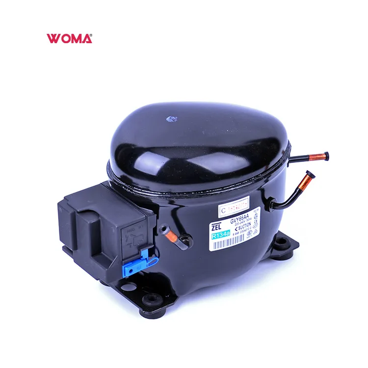 
Zel GVY66AA 220/240V 50Hz R134a refrigeration compressor for refrigerator 1/4hp mini compressor 