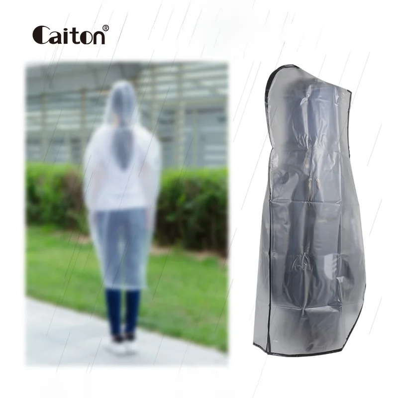 2024 New Rain Coat Pvc Transparent Model Golf Bag Rain Cover Rainproof Golf Bag Waterproof Waterproof Golf Bag Cover
