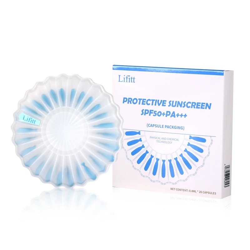 LIFITT sunscreen beauty skin care cream spf 50 12 h sun block moisturizing brightening organic for skin sunscreen