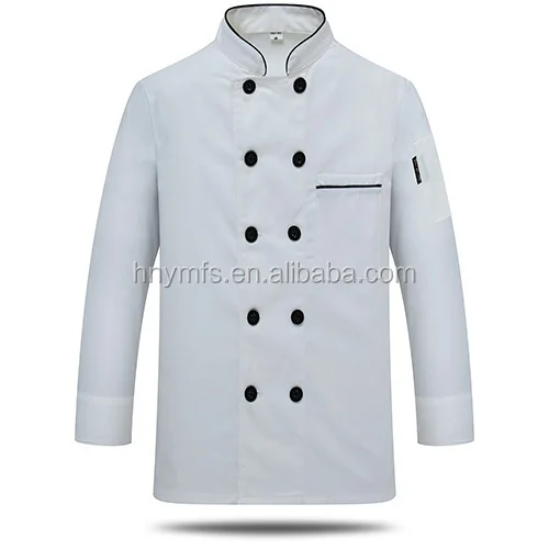 
Custom made chef cook clothes 100% Cotton uniform chef workwear for man 