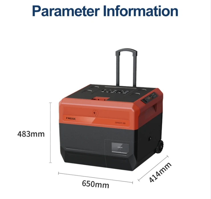 Multiple Charge Modes Rechargeable 12V 24V  Dual zone Portable Energy Storage  Car fridges  Refrigerator Emergency Power Supply