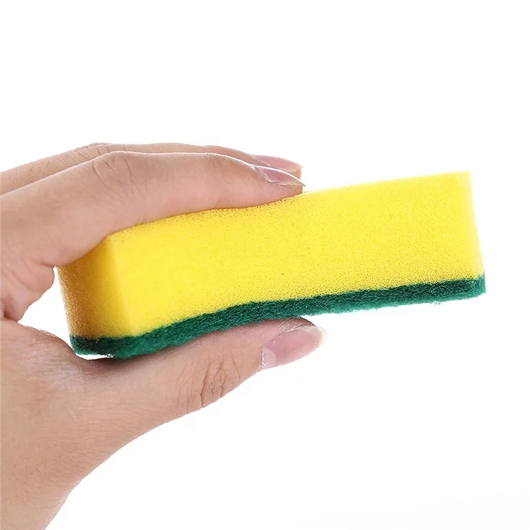 High-density decontamination Rag Kitchen Cleaning Sponge Block Dishwash Pad