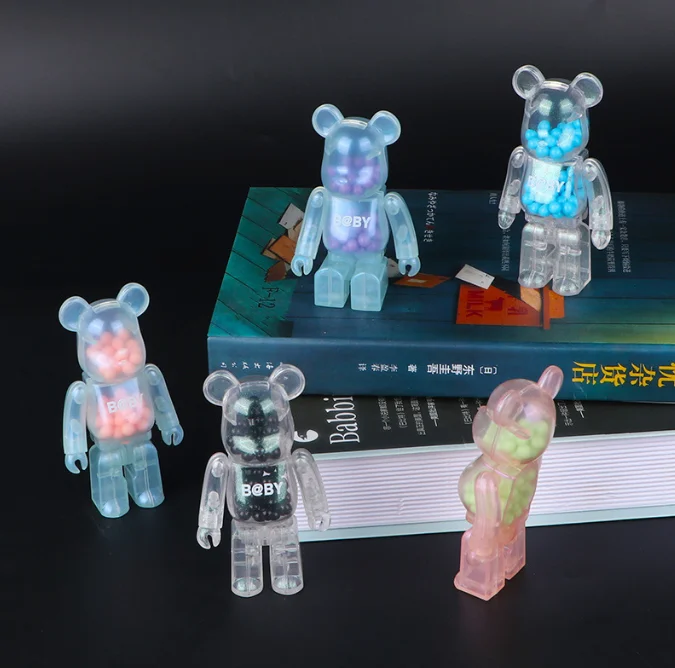 12 моделей/набор (8 см), прилив бренд Bearbrick мкм Макарон слепой ящик насильственного виниловые фигурку с штучной упаковке