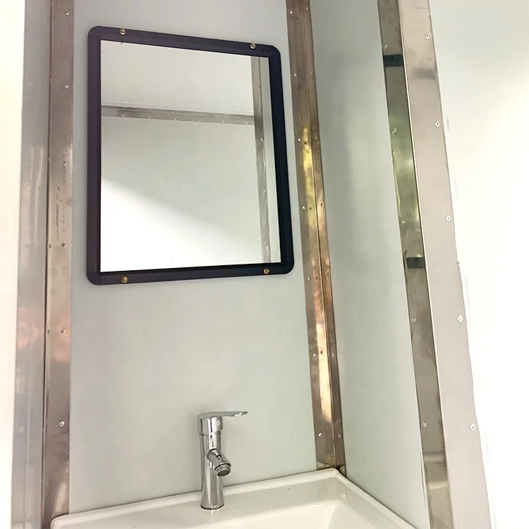 Portable Restroom Trailers Reliable Onsite Services Luxury Prefab Trailer Bathroom Mobile Toilet Trailer For Sale