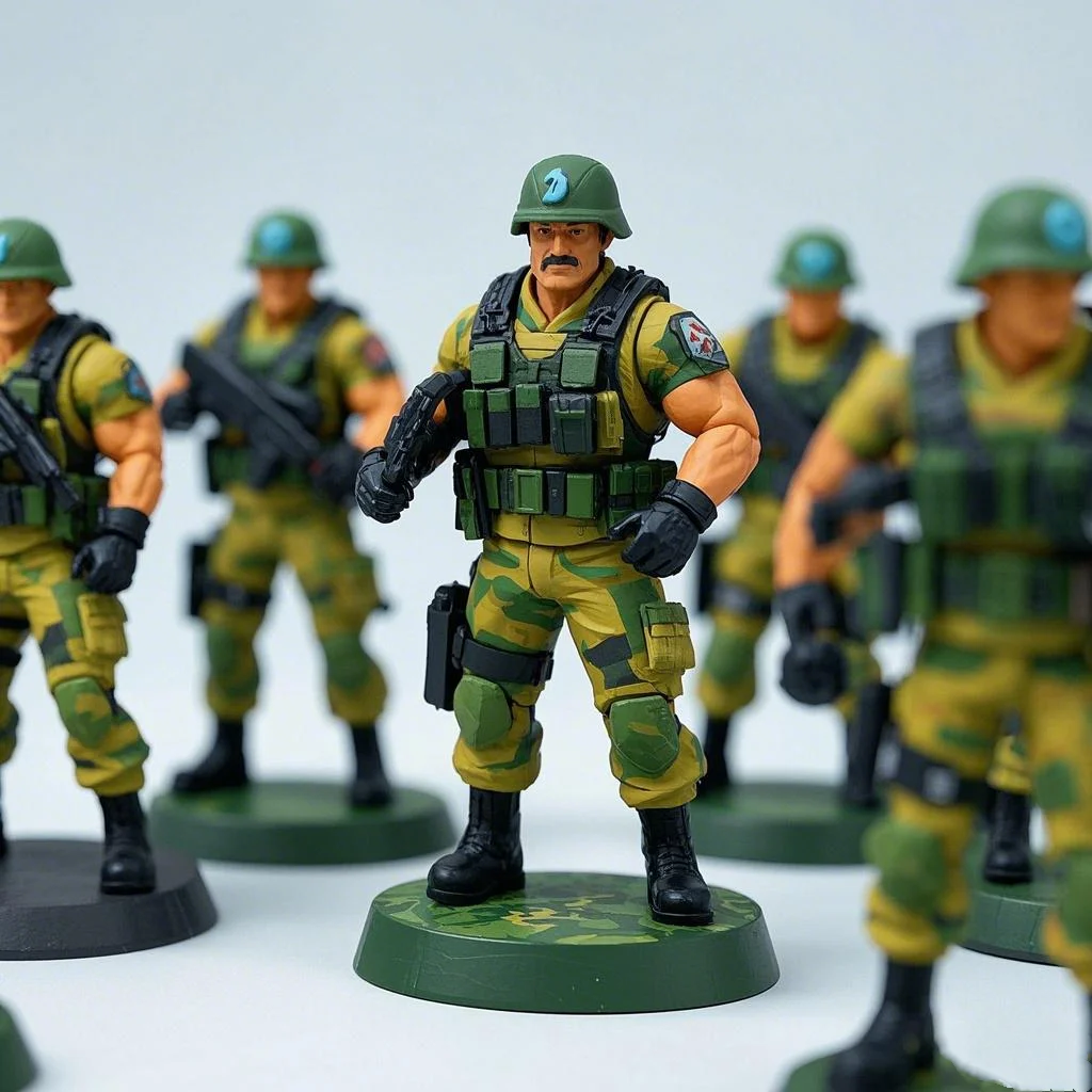 Plastic custom action figure soldier toy hot russian force toy set figura hot small painted 1/6 military action figure