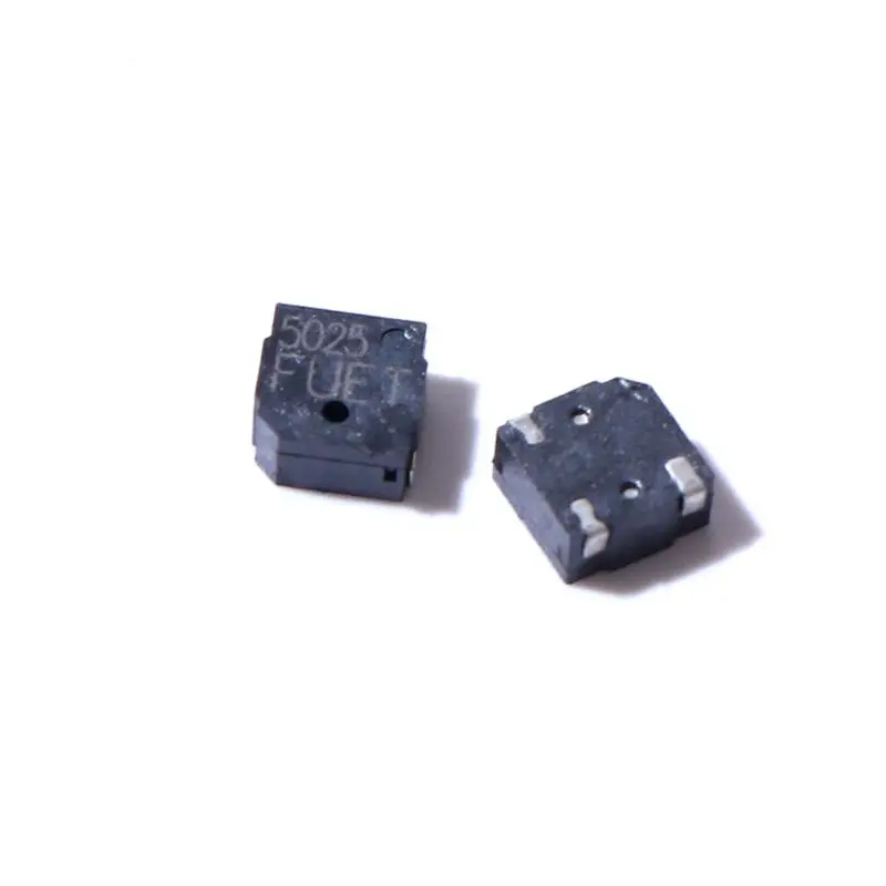 FUET-5025 5*5*2.5MM 3V 4000Hz Mini SMD Buzzer External Driven Passive Type SMT Transducer Buzzer for Audio Device